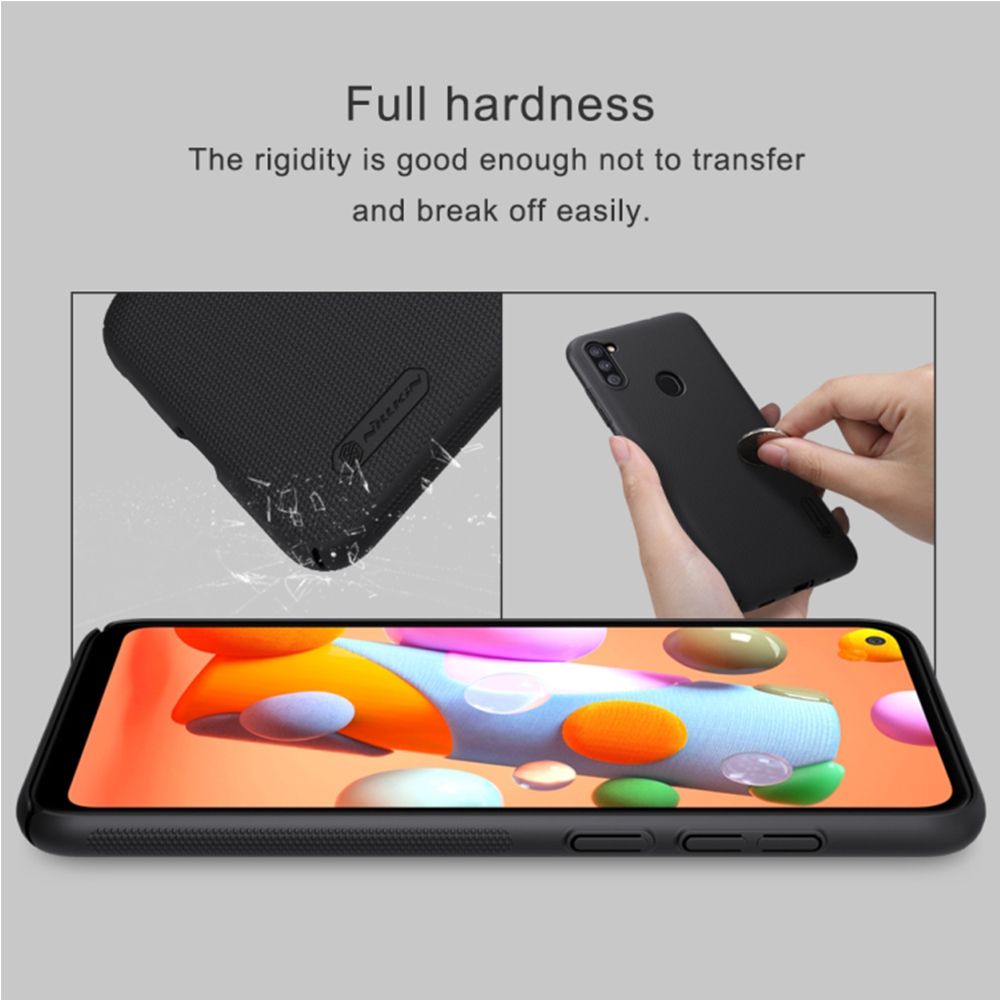 Husa pentru telefon Samsung Galaxy A11 NILLKIN EDA00399302B, Frosted Concave Red, rosu