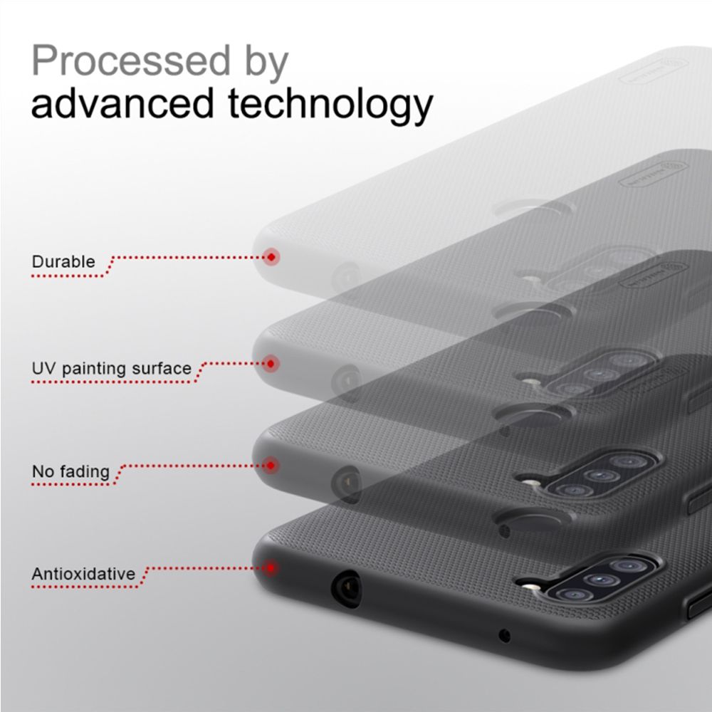Husa pentru telefon Samsung Galaxy A11 NILLKIN EDA00399302B, Frosted Concave Red, rosu