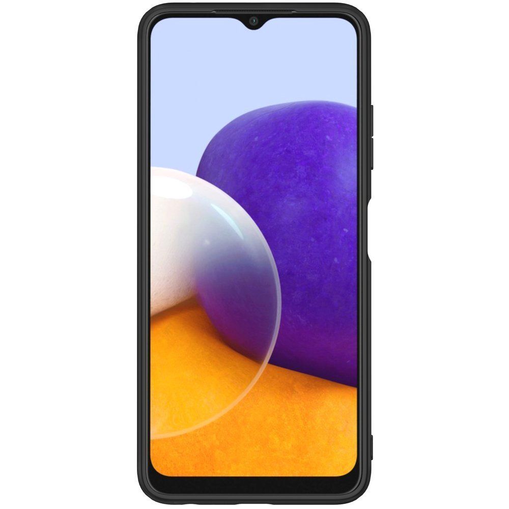 Husa pentru telefon Samsung Galaxy A22 5G NILLKIN NHTA225GBK, Textured Black, negru