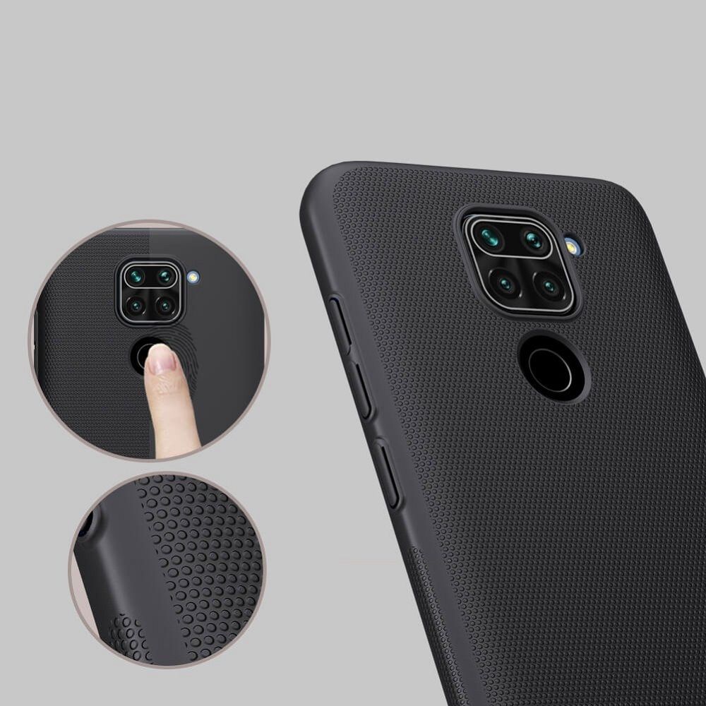 Husa pentru telefon Xiaomi Redmi Note 9 / Redmi 10X 4G NILLKIN NHSFSCXR10XN, Super Frosted Shield, negru