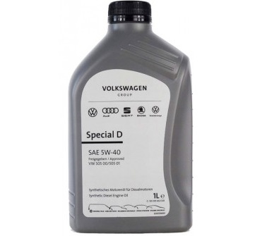 Ulei motor VW Group Special D 5W40 GS55505M2EUR, volum 1 litru, A3/B4, VW 505 00 VW/505 01, pentru motor diesel fara DPF