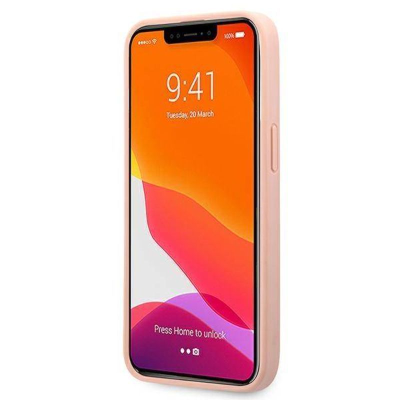 Husa iPhone 13 Pro GUESS PU Leather Saffiano GHPLSIXIIIPR, roz