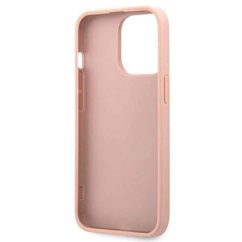 Husa iPhone 13 Pro GUESS PU Leather Saffiano GHPLSIXIIIPR, roz