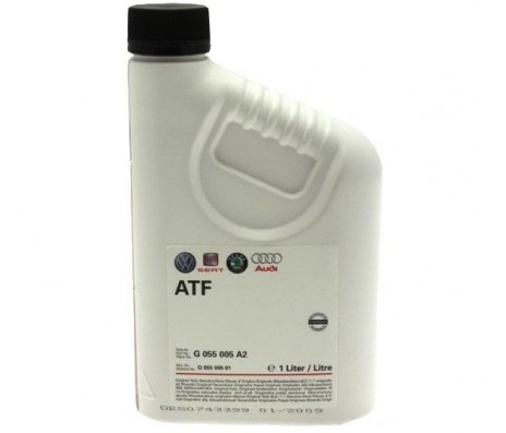 Ulei pentru cutie viteze automata ZF cu 5/6 trepte VW Group ATF 6+ G055005A2, volum 1 litru, galben, ATF 6+, ZF S671 090 255, galben