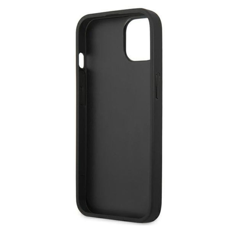 Husa pentru iPhone 13 KARL LAGERFELD KLHCP13MPKMP, Leather Karl Head, Roz