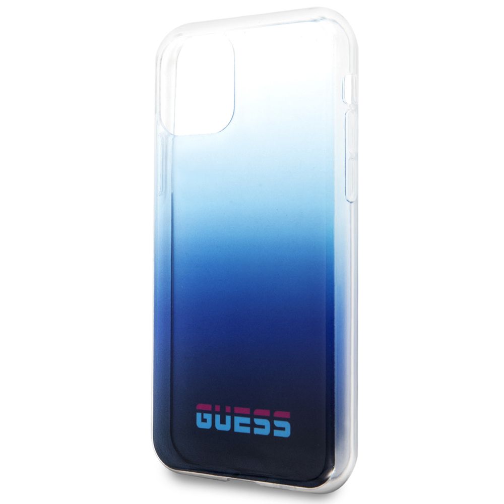 Husa iPhone 11 Pro Max GUESS California GUHCN65DGCNA, albastru