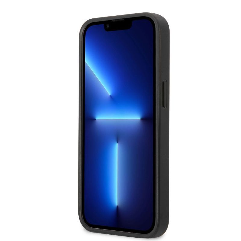 Husa pentru iPhone 13 KARL LAGERFELD KLHIFIXIIIG, Ikonik Flower, Gri