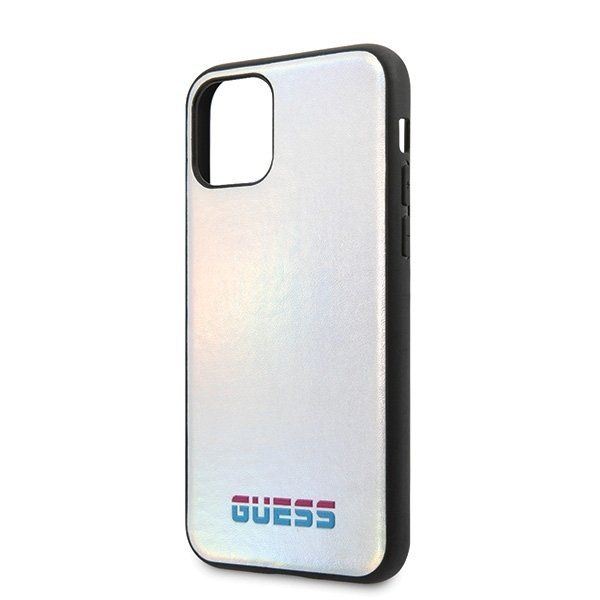 Husa iPhone 11 Pro Max GUESS Iridescent GUHCN65BLD, argintiu