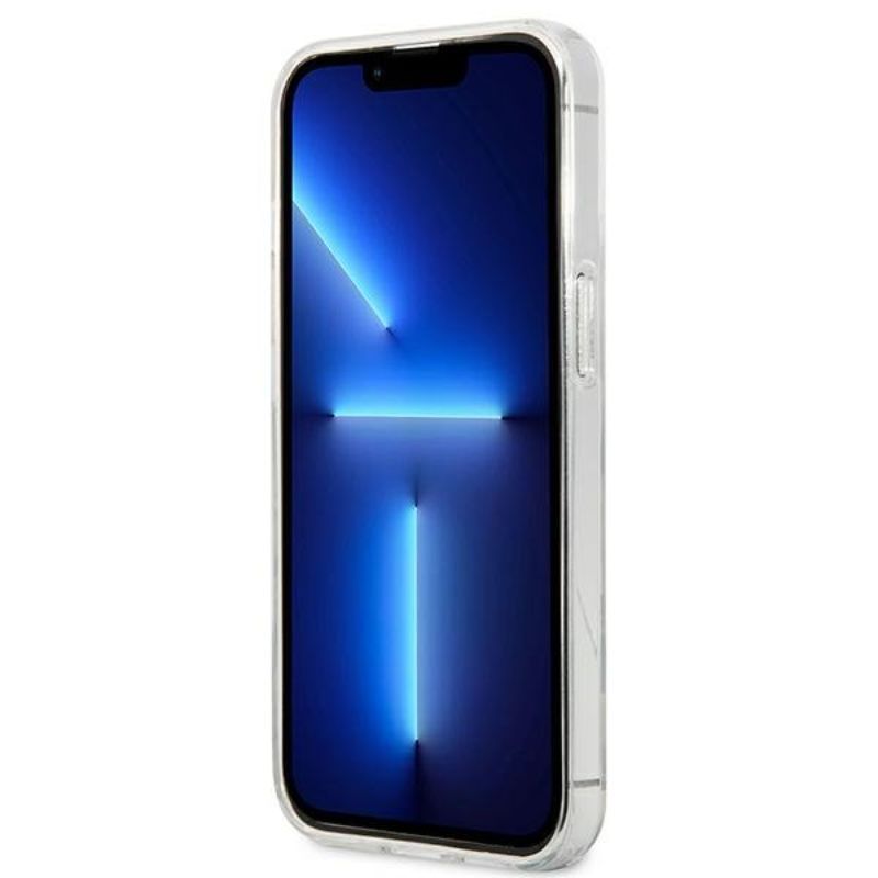 Husa pentru iPhone 13 Pro KARL LAGERFELD KLHCP13LHFLT, Ikonik Flower, Transparent