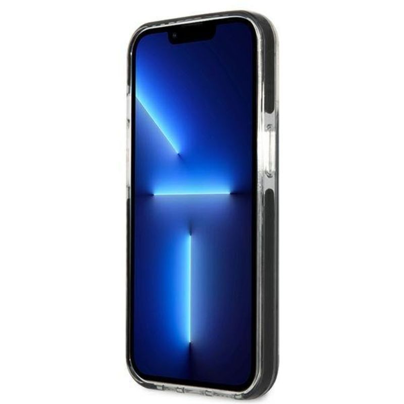 Husa pentru iPhone 13 Pro KARL LAGERFELD KLHFBIIXIIIPN, Full Body Ikonik, Negru
