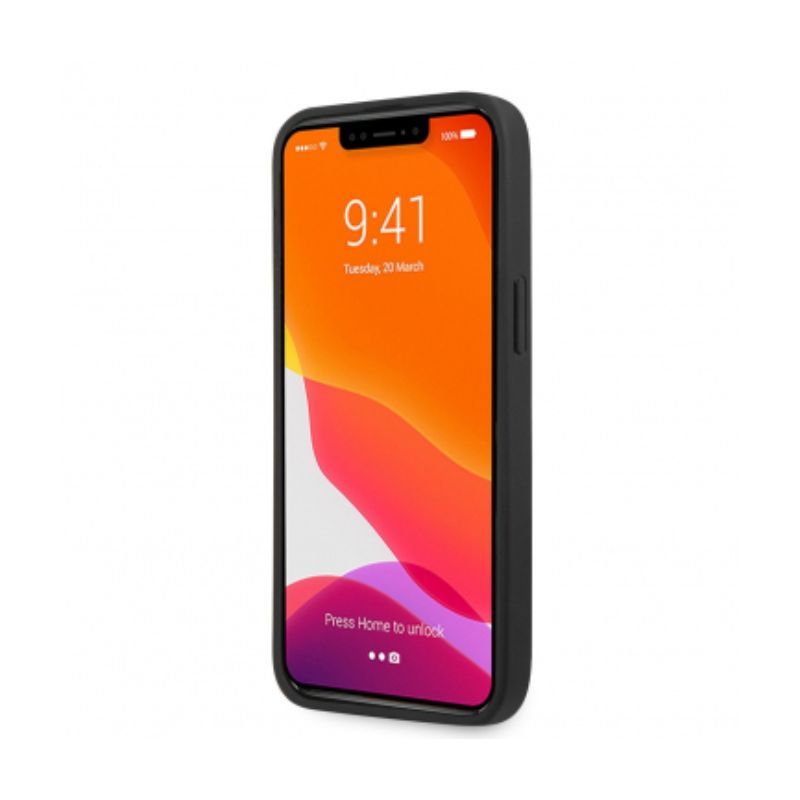 Husa pentru iPhone 13 Pro KARL LAGERFELD KLHSKHIXIIIPAG, Saffiano Karls Head, Argintiu