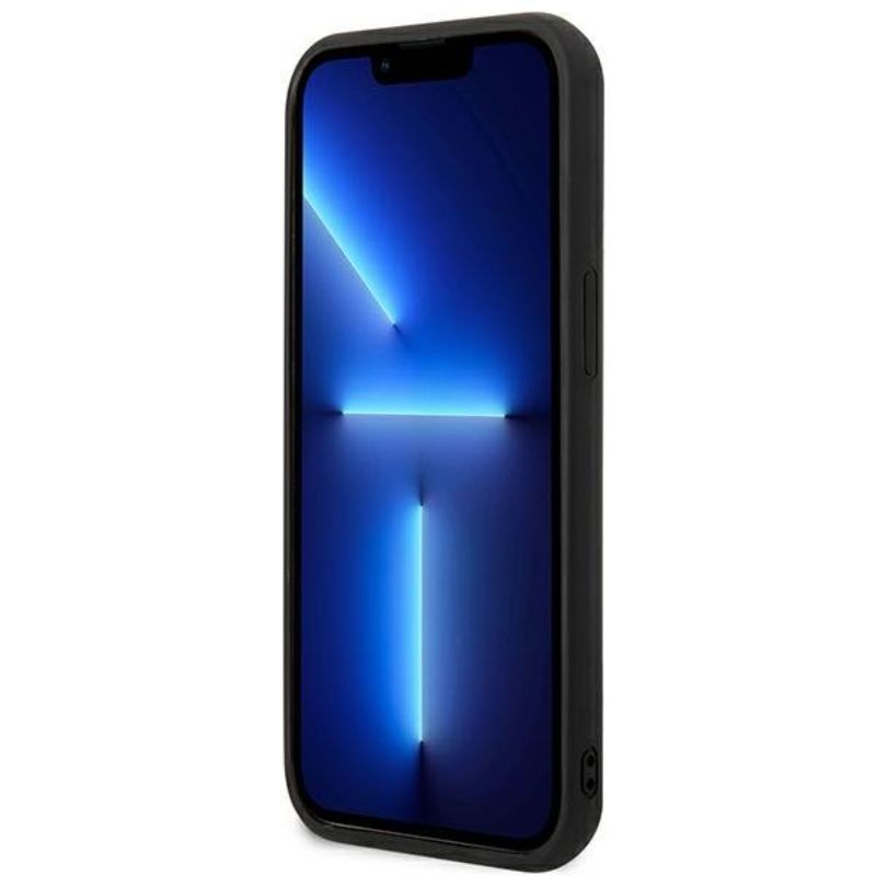 Husa pentru iPhone 13 Pro KARL LAGERFELD KLHKC3DIXIIIPN, Karl and Choupette 3D, Negru