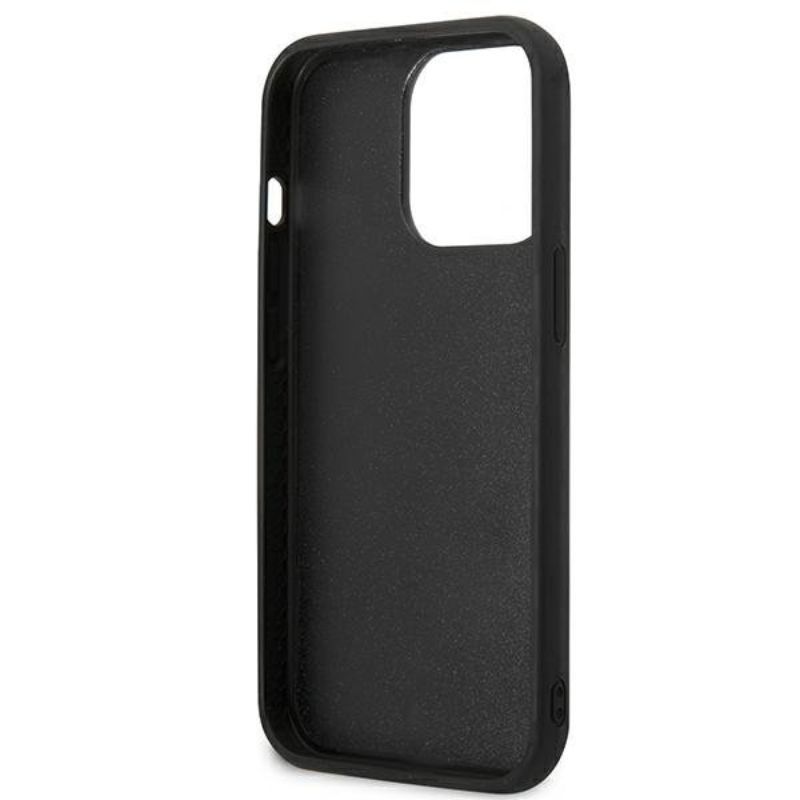Husa pentru iPhone 13 Pro KARL LAGERFELD KLHKC3DIXIIIPN, Karl and Choupette 3D, Negru