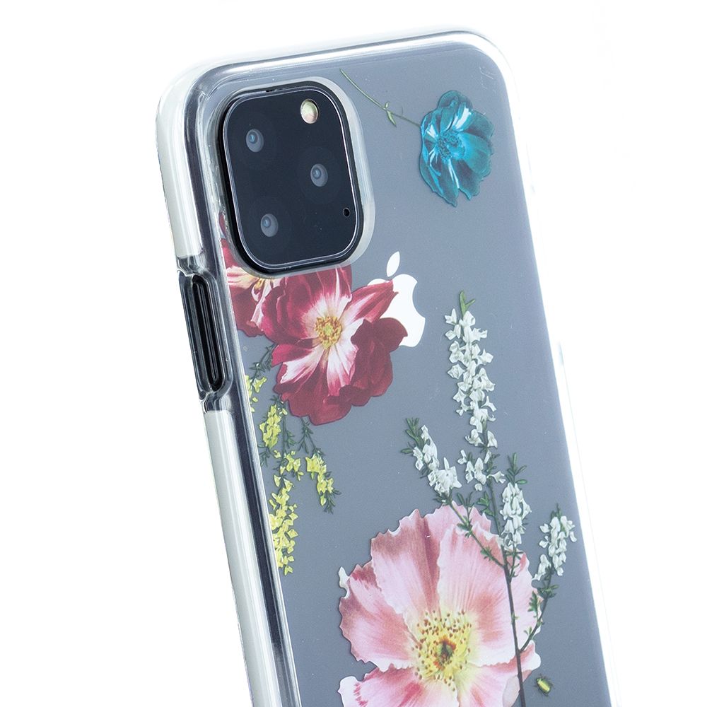 Husa iPhone 11 Pro TED BAKER Antishock Forest Fruits Clear 75538, spate din plastic dur