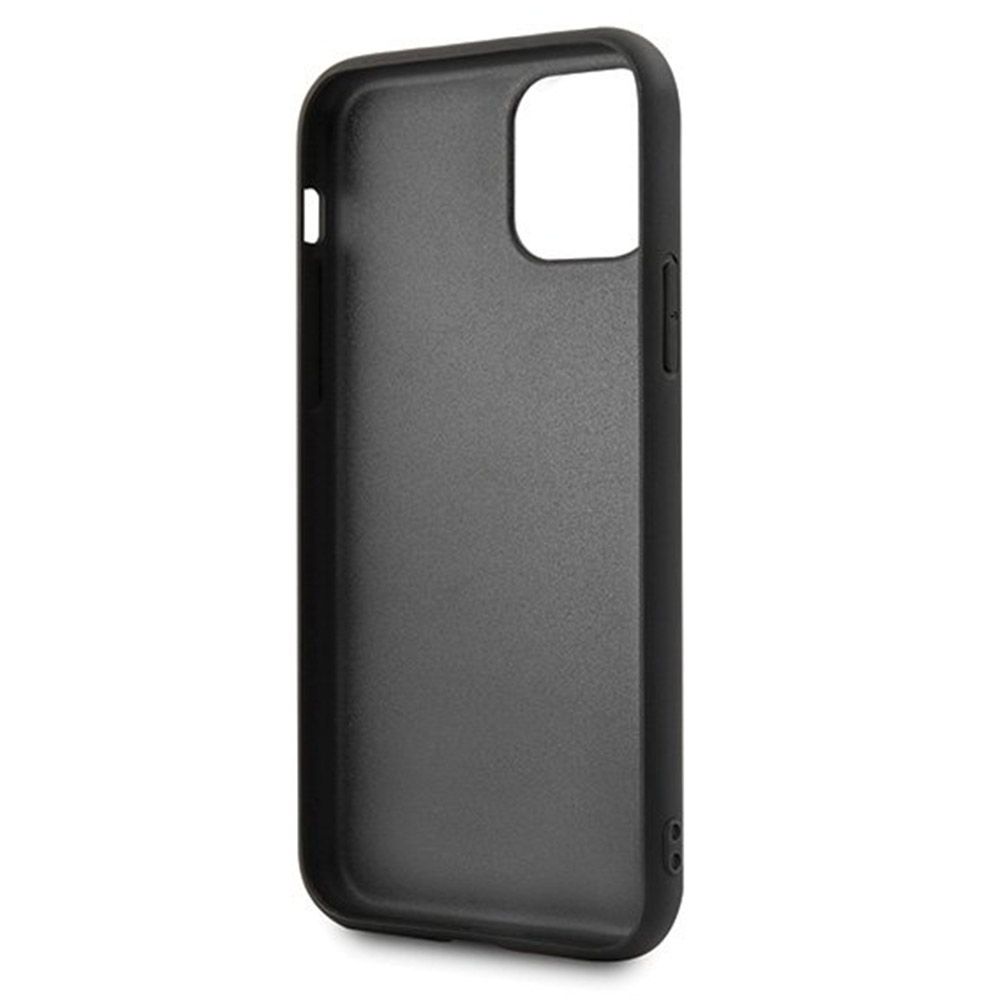 Husa iPhone 11 Pro BMW Signature Horizontal Lines BMHCN58PELBK, negru