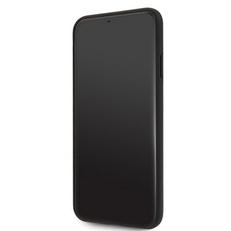 Husa iPhone 11 Pro Max BMW Signature Horizontal Lines BMHCN65PELBK, negru