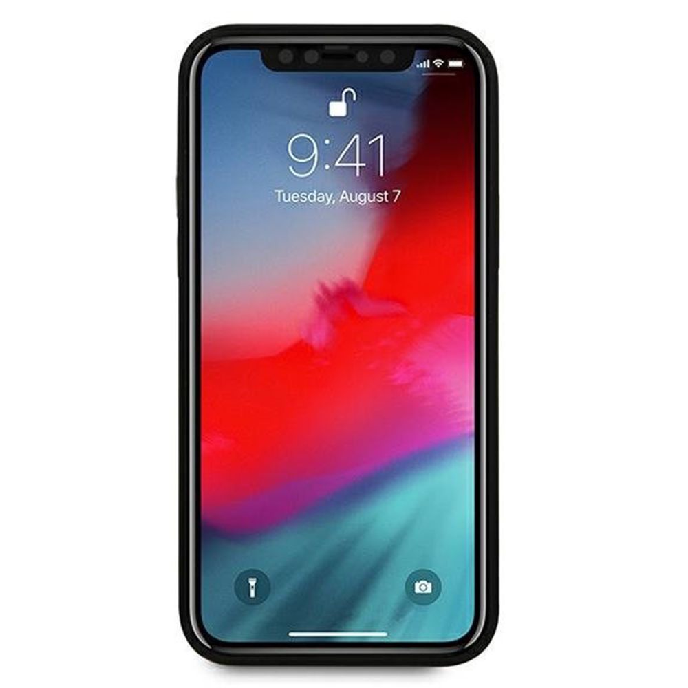 Husa iPhone 12 Mini BMW Signature Seat BMHCP12STTBK, negru