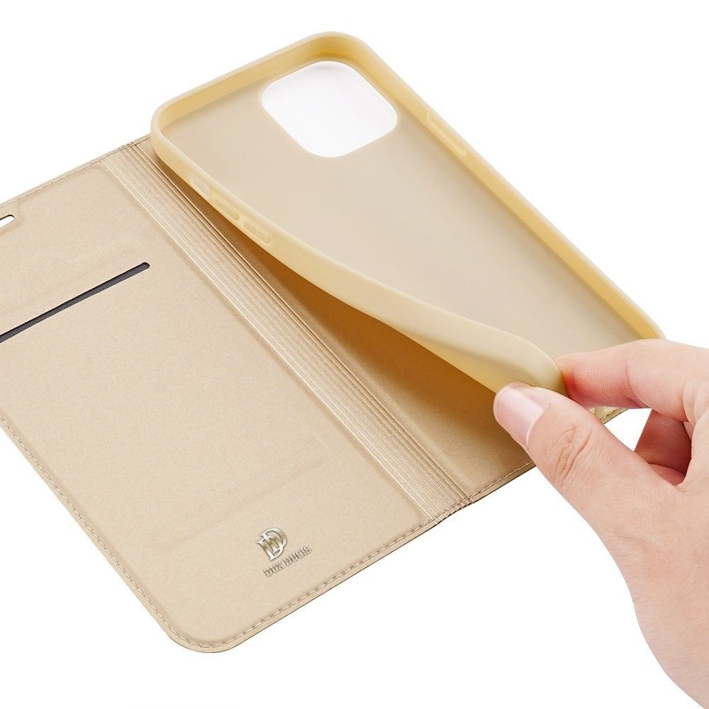 Husa iPhone 12 Mini DUX DUCIS Skin Pro Zlote DDHSPIXIIMZ, bej