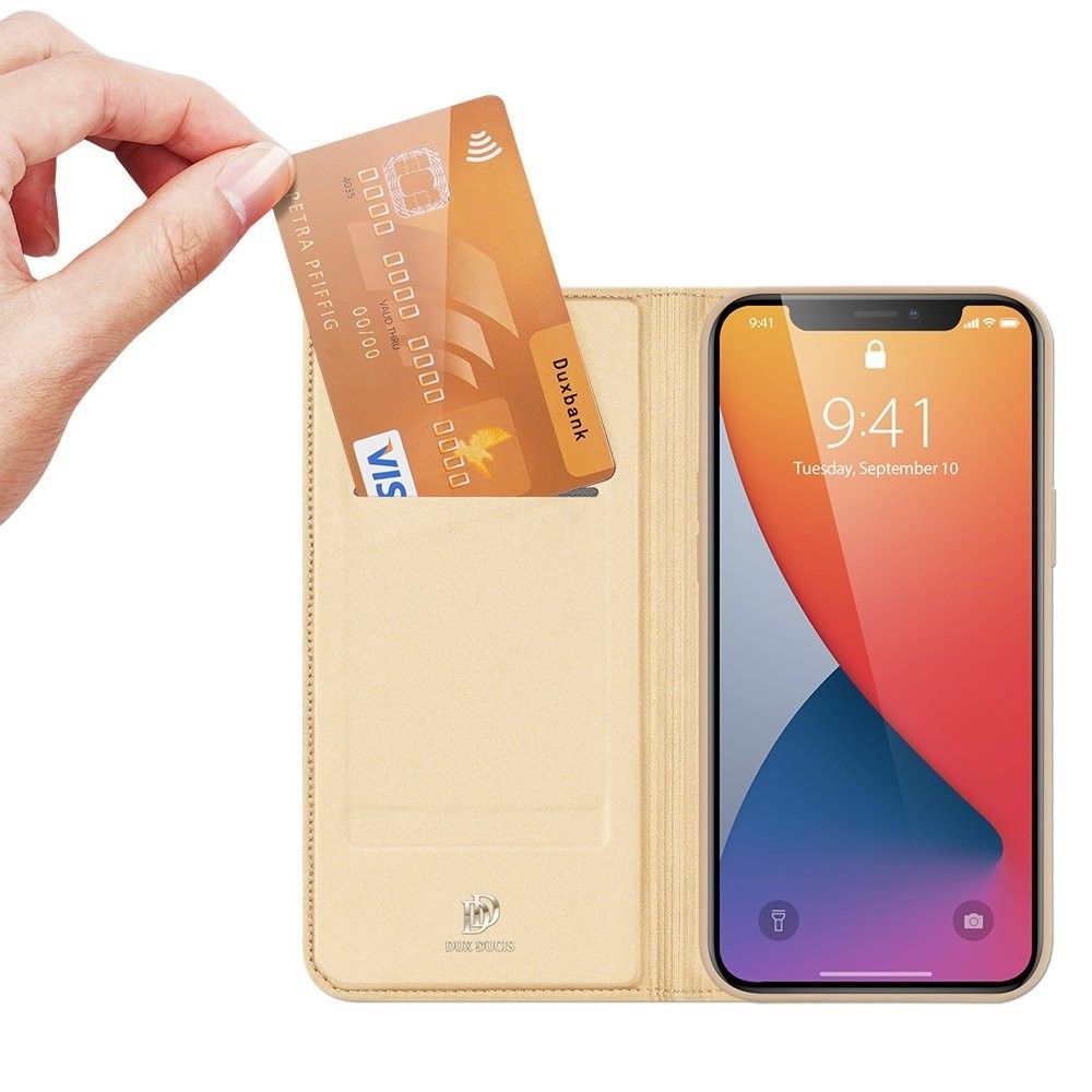 Husa iPhone 12 Mini DUX DUCIS Skin Pro Zlote DDHSPIXIIMZ, bej