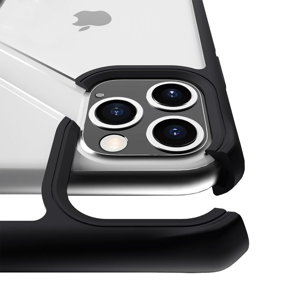 Husa pentru iPhone 11 Pro IT SKINS APXE-HYBSO-PBTR, Hybrid Solid Black, antisoc