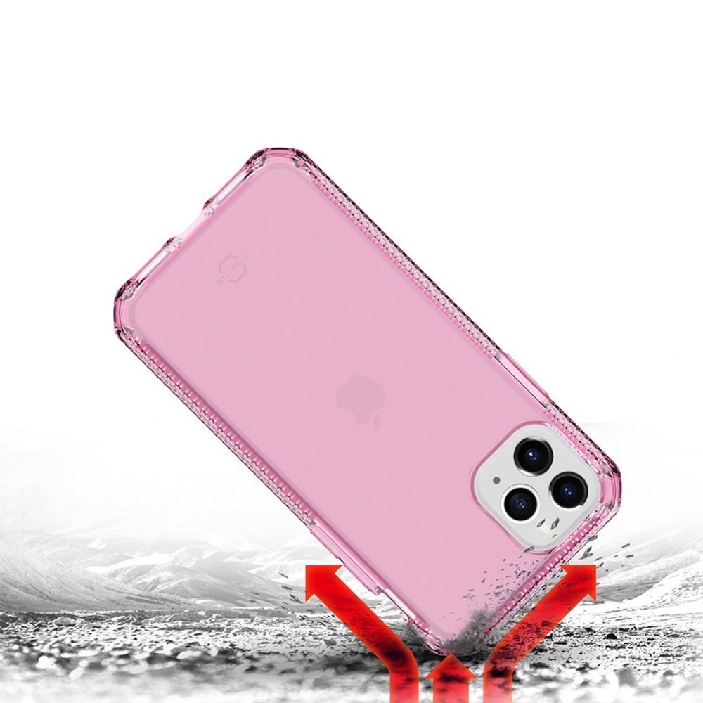 Husa pentru iPhone 11 Pro IT SKINS APXE-SPECM-LPNK, Spectrum Clear Light Pink, antisoc, antimicrobial, roz
