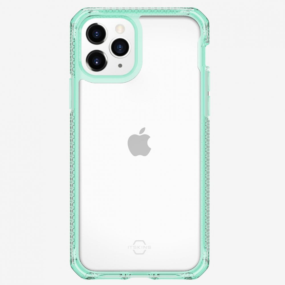 Husa pentru iPhone 11 Pro IT SKINS APXE-HBMKC-TGTR, Hybrid Clear Tiffany Green and Transparent, antisoc, verde