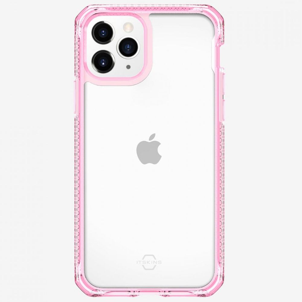 Husa pentru iPhone 11 Pro IT SKINS APXE-HBMKC-LKTR, Hybrid Clear Light Pink and Transparent, antisoc, roz deschis