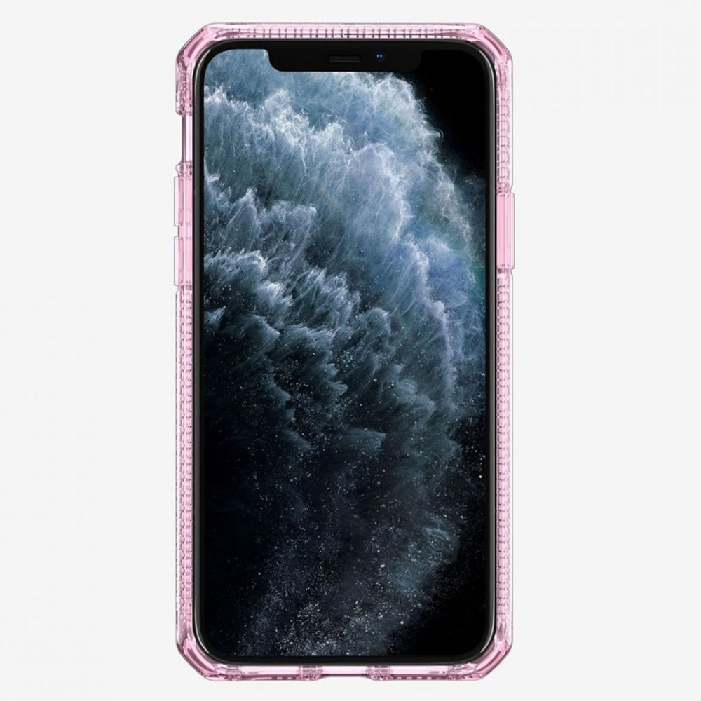 Husa pentru iPhone 11 Pro IT SKINS APXE-HBMKC-LKTR, Hybrid Clear Light Pink and Transparent, antisoc, roz deschis