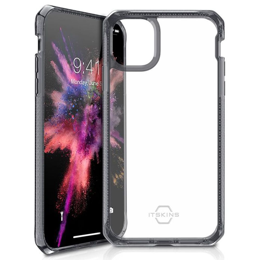 Husa pentru iPhone 11 Pro IT SKINS APXE-HBMKC-BKTR, Hybrid Clear Black and Transparent, antisoc, negru