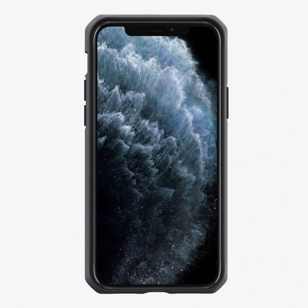 Husa pentru iPhone 11 Pro IT SKINS APXE-HYBFS-BLK1, Hybrid Carbon Black, antisoc, negru