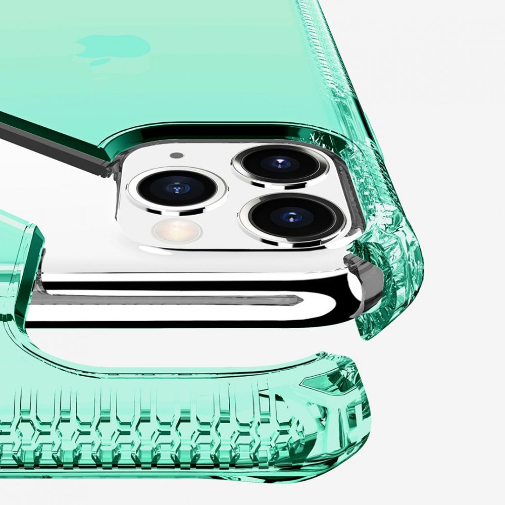 Husa pentru iPhone 11 Pro Max IT SKINS APXM-SPECM-TFGR, Spectrum Clear Tiffany Green, antisoc, antimicrobial, verde