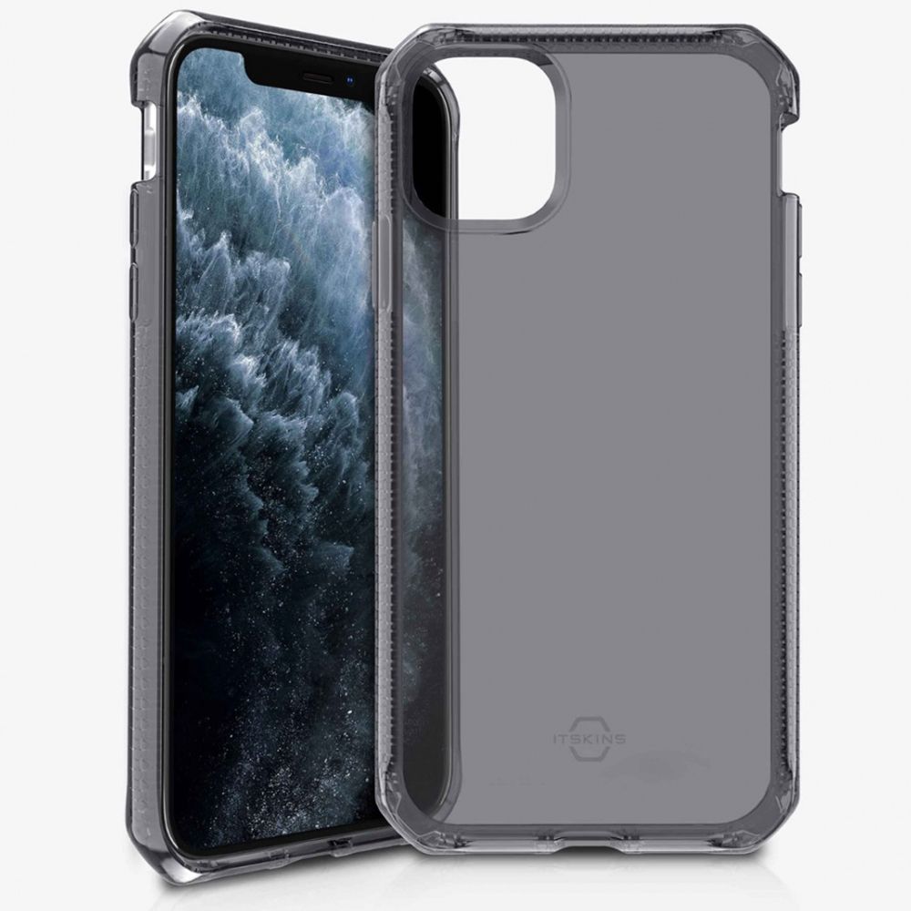 Husa pentru iPhone 11 Pro Max IT SKINS APXM-SPECM-BLCK, Spectrum Clear Black, antisoc, antimicrobial, negru