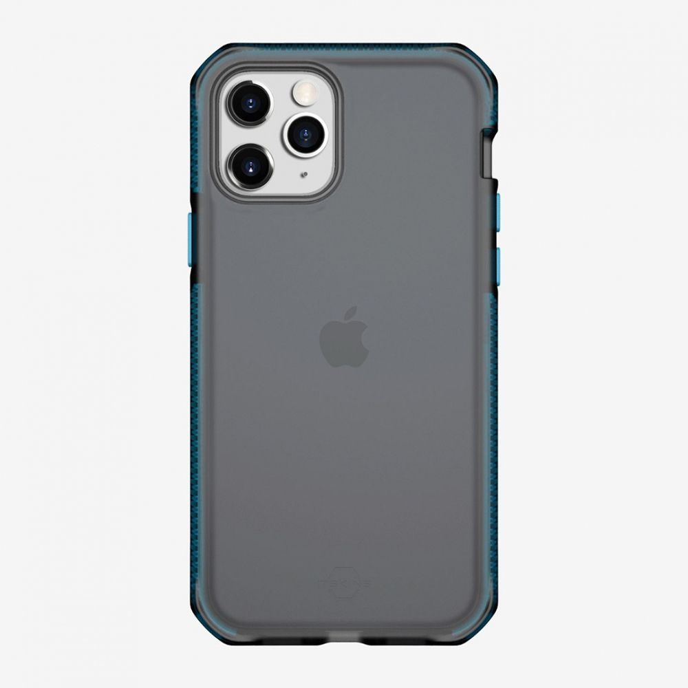 Husa pentru iPhone 12 / 12 Pro IT SKINS AP3P-SPRFR-CBBK, Supreme Frost Centurion Blue and Black, negru/albastru