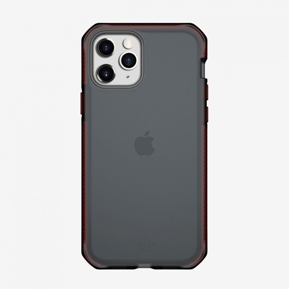 Husa pentru iPhone 12 / 12 Pro IT SKINS AP3P-SPRFR-RDBK, Supreme Frost Red and Black, negru/rosu