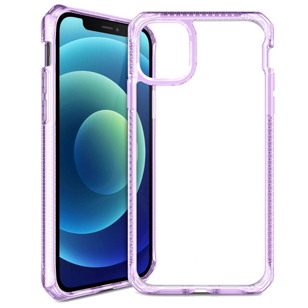 Husa pentru iPhone 12 Mini IT SKINS AP2G-HBMKC-LPTR, Hybrid Clear Light Purple and Transparent, mov
