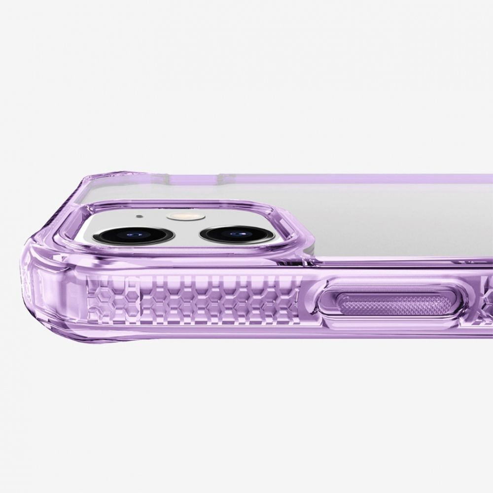 Husa pentru iPhone 12 Mini IT SKINS AP2G-HBMKC-LPTR, Hybrid Clear Light Purple and Transparent, mov