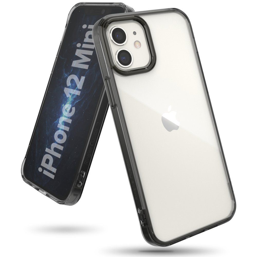 Husa Bumper iPhone 12 Mini RINGKE Fusion PC FSAP0053, slim, gri