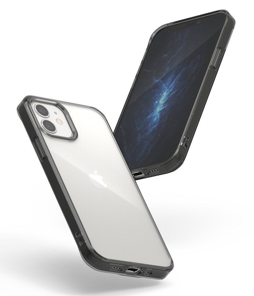 Husa Bumper iPhone 12 Mini RINGKE Fusion PC FSAP0053, slim, gri
