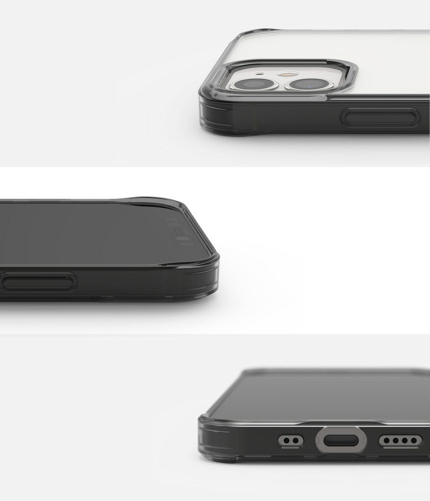 Husa Bumper iPhone 12 Mini RINGKE Fusion PC FSAP0053, slim, gri