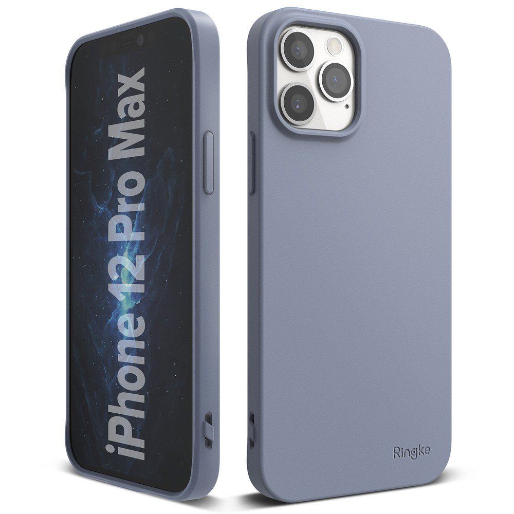 Husa iPhone 12 Pro Max RINGKE Air S Ultra-Thin ADAP0033, slim, albastru gri