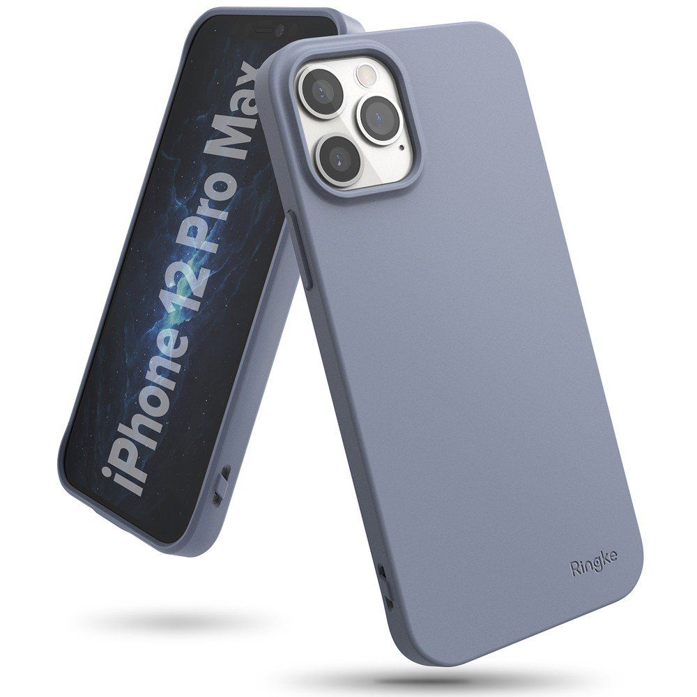 Husa iPhone 12 Pro Max RINGKE Air S Ultra-Thin ADAP0033, slim, albastru gri