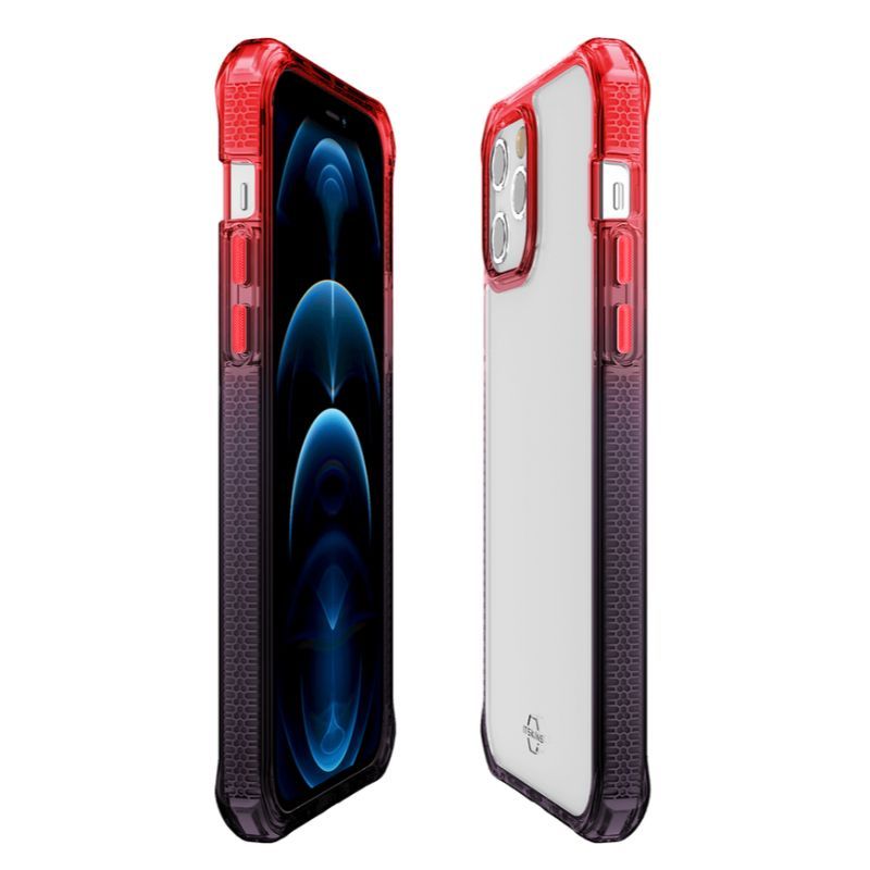 Husa pentru iPhone 13 Pro Max IT SKINS AP2M-SUPRI-COBK, Supreme Prism Coral and Black, corai/negru