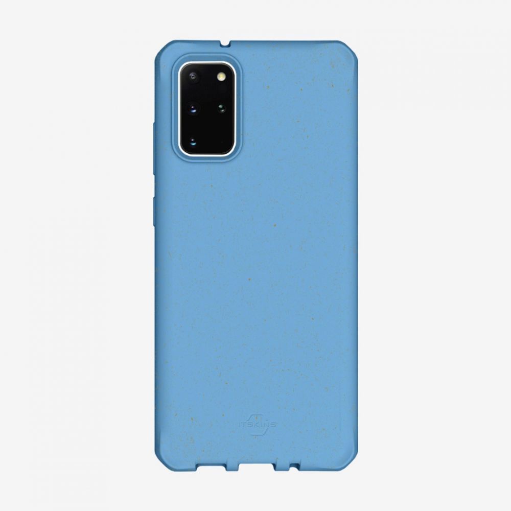 Husa pentru Samsung Galaxy S20 Plus IT SKINS SG11-SPBIO-BLUE, Feronia Bio Blue, material biodegradabil, albastru