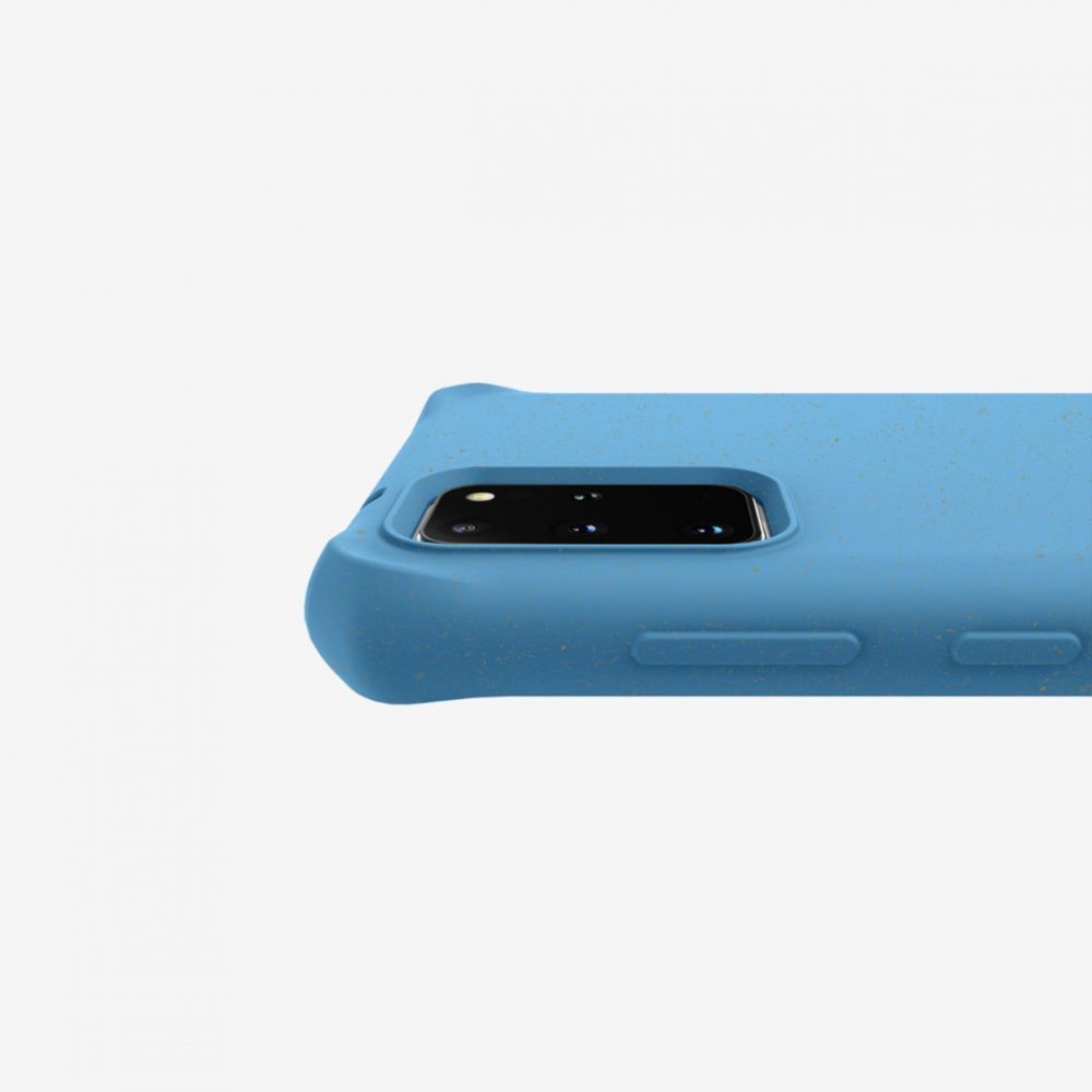 Husa pentru Samsung Galaxy S20 Plus IT SKINS SG11-SPBIO-BLUE, Feronia Bio Blue, material biodegradabil, albastru