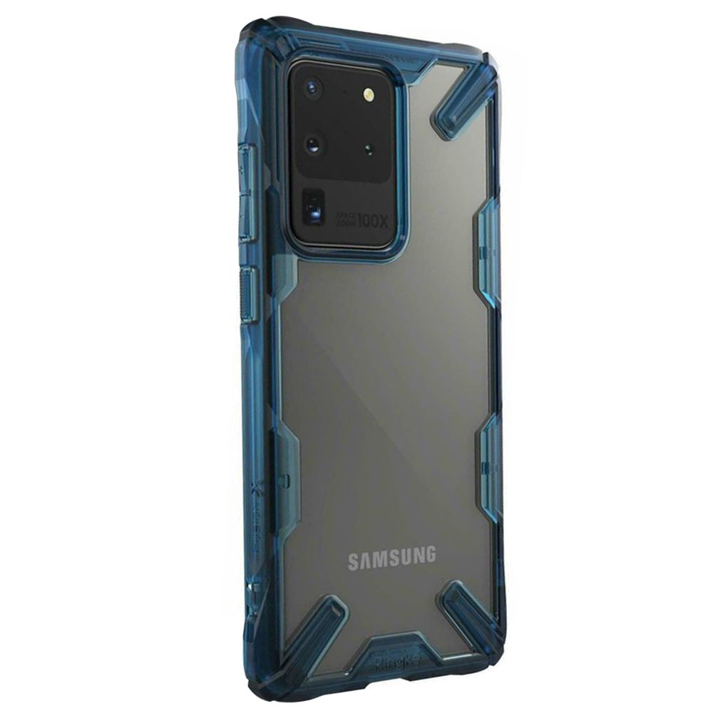 Husa Samsung Galaxy S20 Ultra RINGKE Fusion X Space Blue RK897993, albastru