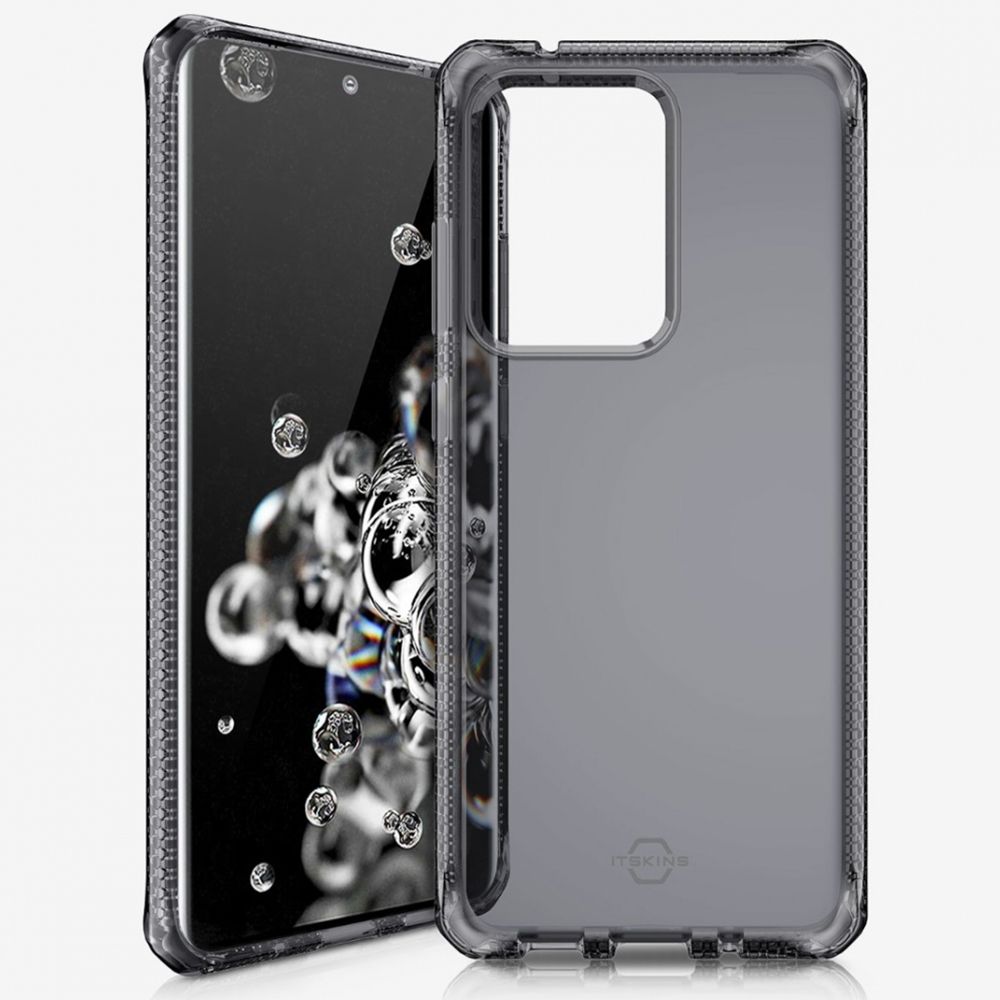 Husa pentru Samsung Galaxy S20 Plus IT SKINS SGPS-SPECM-SMOK, Spectrum Clear Smoke, antisoc, antimicrobial, fumuriu