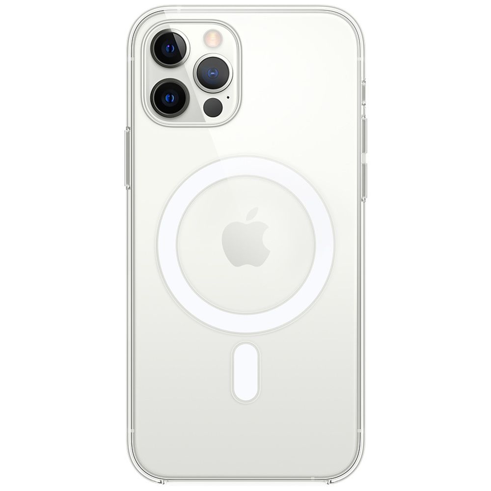 Husa, original, pentru iPhone 12 / 12 Pro APPLE MHLM3ZM/A, MagSafe, transparent