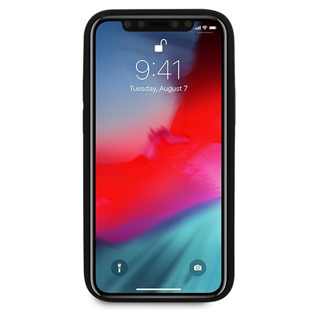 Husa iPhone 12 Mini FERRARI Off Track Quilted FEHQUHCP12SBK, negru