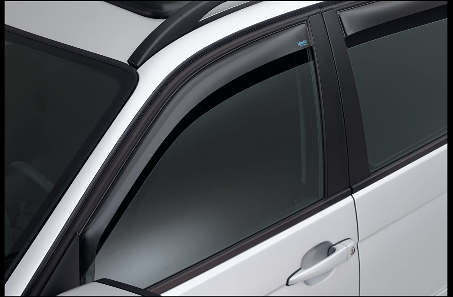 Set 2 deflectoare aer, paravanturi auto, fata, CLIMAIR CLI0033168, fumurii, pentru Volkswagen Polo, 4-5 usi, 2001-2009