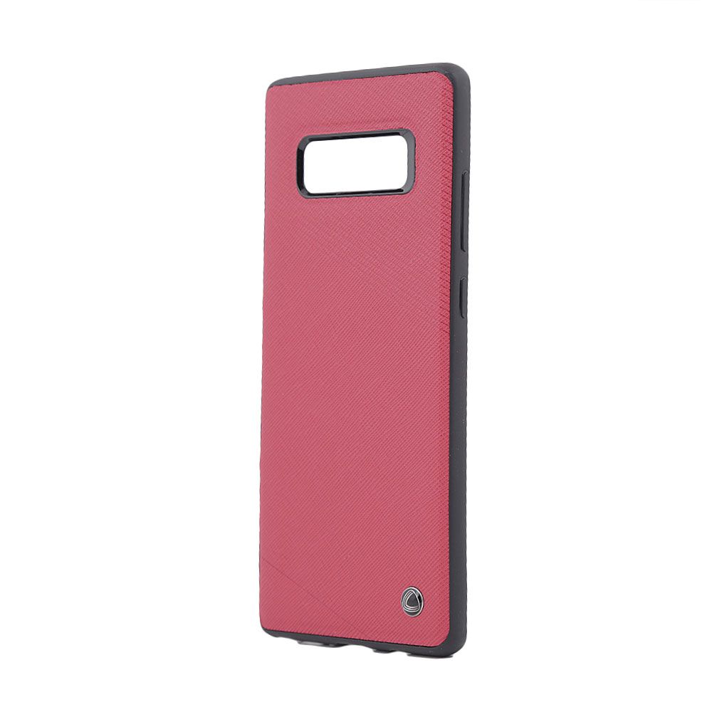 Carcasa pentru Samsung Galaxy Note 8 OCCA OCEXCN8RD, Exquis Car Red, margini flexibile, placuta metalica integrata, rosu